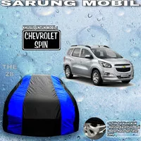 Sarung Mobil CHEVROLET SPIN Strip BIRU Body Cover Penutup spin PREMIUM
