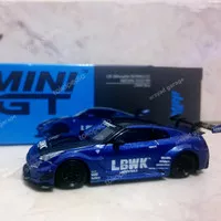 Diecast Mini gt LBWK silhouette Nissan 3g GT RR LBWK Blue no 299 loose