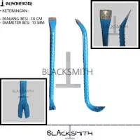 Linggis toge pencabut paku kecil panjang 30cm lebar 13 mm baja asli
