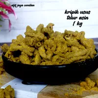 kripik usus telur asin 1 kg afif jaya cemilan