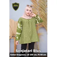 Model Blus Batik Wanita Murah Baju Atasan Batik Terbaru Senjatari