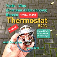 Thermostat Termostat Innova Hilux Bensin Yaris Vios Fortuner Ori Asli