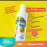 YAOU shampoo 250ML anti kutu terbaik anjing kucing hamster kelinci dll