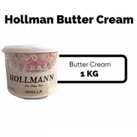 Hollman Butter 1kg|Butter Cream Vanilla 1 kg |Cream Vanilla Siap Pakai