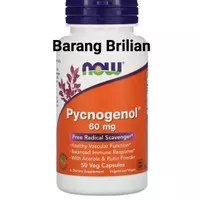 Now Foods Pycnogenol 60 mg 50 VegCaps Free Radical Scavenger