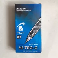 Pulpen/ Bolpoin Hitech HI-TEC-C Pilot 0.3 mm 1 PCS/ 1 BIJI