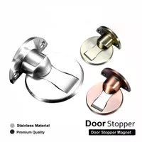 Door Stop Magnet Stainless Steel Door Stopper Penahan Pintu Berat -