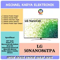 LG 50nano86tpa 4k Smart TV NanoCell 50 Inci LG 50 Nano Cell 50nano86