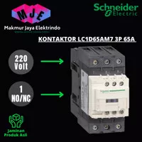 Kontaktor 3P 65A LC1D65AM7 3 Phase 65 Ampere Schneider Koil AC 220 V