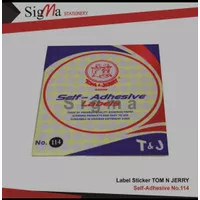 Tom n Jerry Label Putih 114 (Pad)