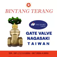 gate valve kuningan 1/2" Taiwan / stop kran putar kuningan 1/2"