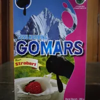 susu kambing etawa bubuk 200 gr gomars rasa stroberi