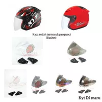 Kaca helm Kyt Dj maru Visor helm Kyt Dj maru rachet