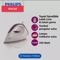 Philips Setrika Kering Affinia GC160 27 Putih Ungu Garansi Resmi 2 Th