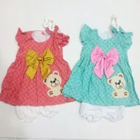 Sailor Bear Dress / Dress Bayi Lucu Murah / Baju Bayi Perempuan