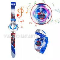 JAM TANGAN ULTRAMAN ANAK LAKI LAKI LAMPU MUSIK