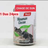 Yeos Cincau Kaleng 300ml / Yeos Grass Jelly Drink 300ml 1 Dus 24 Pcs