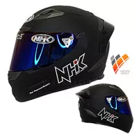 HELM NHK RX9 SOLID BLACK DOFF NHK RX-9 BLACK DOFF ORIGINAL NHK