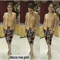 NR Setelan Baju Kebaya Brukat Batik Modern Jawa