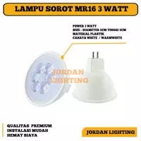 Lampu spot LED MR16 3W / Halogen tusuk 3 watt / sorot MR16