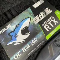 VGA RTX 3060Ti ASUS VGA 8GB Triple Fan - Shark Edition ( 61MHS 140W )