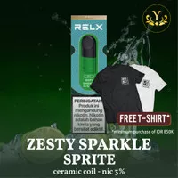 RELX Infinity Pod PRO - ZESTY SPARKLE / SPRITE 1 Pack Isi 2 Pods