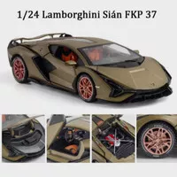 diecast chezhi mobil Lamborghini Sian fkp 37 1/24 mainan anak