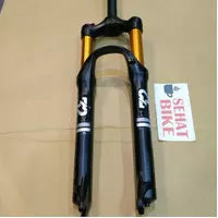 Fork Sepeda VOL 26 Air Lock Travel 120 QR Oversize Black/Gold