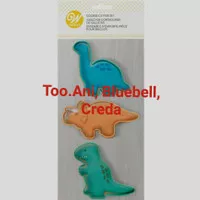 Wilton Dinosaurus Metal Cookie Cutter Set of 3