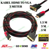 KABEL HDMI TO VGA 3 METER / CABLE HDMI TO VGA 3M