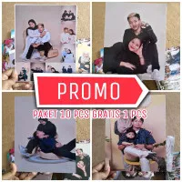 Paket Cetak Foto 10R Laminasi Frame Foto Blok