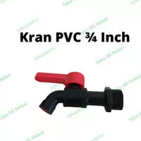 Kran Plastik 3/4 inch Jovan / Kran Bola PVC / Kran Air Murah