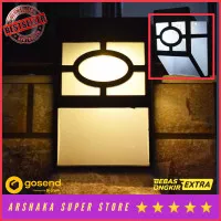 Lampu Hias Dinding Pagar Teras Rumah Solar Wall Lamps Outdoor