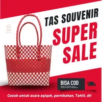 Tas Souvenir hampers Anyam Anyaman plastik untuk pernikahan tahlilan