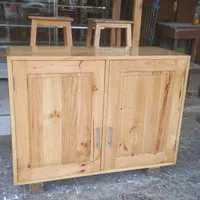 Kitchen set/ Lemari Serbaguna Kayu Jati Belanda Free Ongkir Surabaya