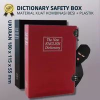 Brankas Buku Besi / Safety Box Brankas Mini Brangkas Safe Deposit Book