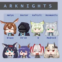 Arknights#1 acrilic keychain