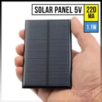 SOLAR PANEL SURYA MINI 5V 220MA 1.1W 1 1.1 WATT W WP POLYCRYSTALLINE