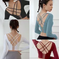 VIVIAN TOP LONG SLEEVE SPORTS BRA / ATASAN OLAHARAGA LENGAN PANJANG