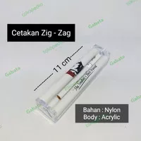 Cetakan Alat Linting Rokok Zig Zag 11 Cm Nylon Acrlyic