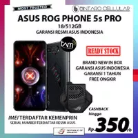 ASUS ROG PHONE 5 ULTIMATE 18/512GB GARANSI RESMI ASUS INDONESIA TAM