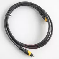 Kabel Optical Digital Audio Fiber Optik Optic Toslink 1,5m 1.5m Hitam