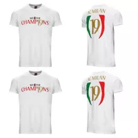 t shirt ac milan champions scudetto 19 / kaos baju milan scudetto 19