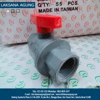 Stop kran pvc 1/2" Drat | Ball valve Pvc 1/2 inch drat Taiwan