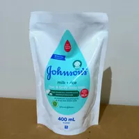 Johnsons Baby Bath Milk Rice 400 ml refill