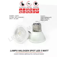 Halogen LED Sorot Spot 3W 3 Watt Spotlight E27 STANDAR