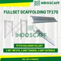 1 Set Scaffolding Main Frame 170 + 1 unit Catwalk + 1 unit Tangga 170