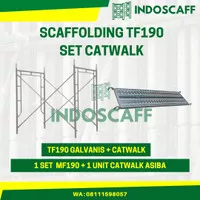 1 Set Scaffolding Steger Main Frame 190 + 1 unit Catwalk