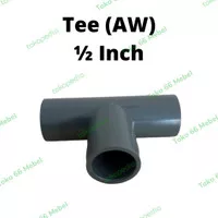 Tee 1/2 inch Maspion PVC Sambungan Pipa T (AW)