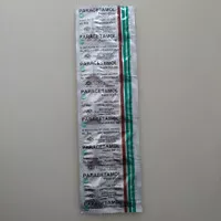 paracetamol tablet 500mg strip isi 10 tablet generik obat demam panas